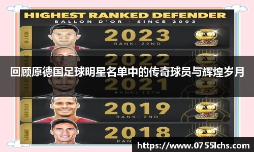 回顾原德国足球明星名单中的传奇球员与辉煌岁月